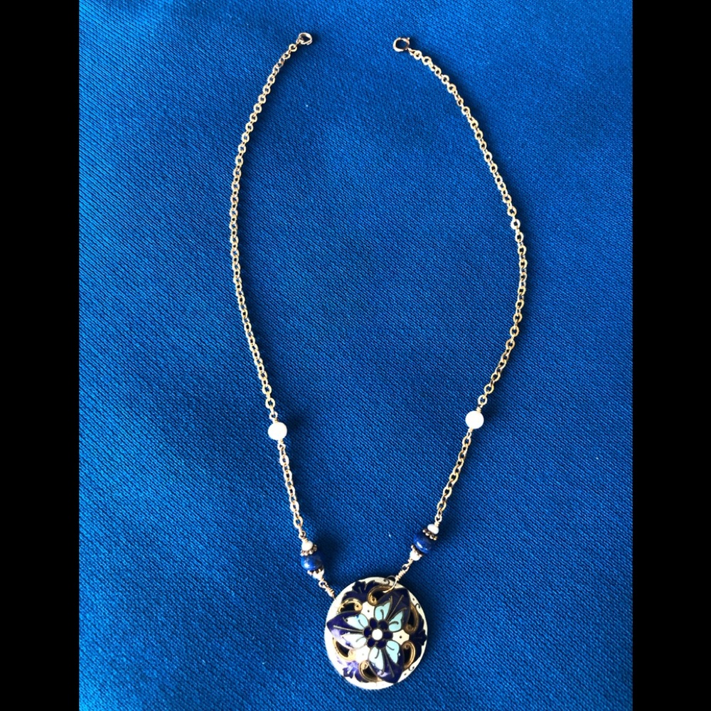 7 inch chain vintage all very genuine cloisonné enameled